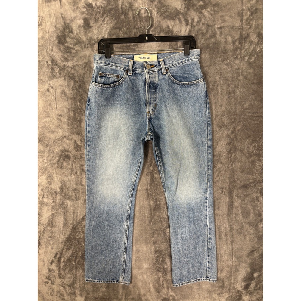 Gap Boot Cut Jeans Light Wash Denim Vintage Style Mens 33x27.5